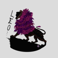 Leo - Gildan Youth Hooded Sweatshirt Design