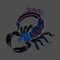 Scorpio - Color Blast Crewneck Sweatshirt Design