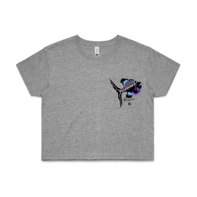 Pisces zodiac-AS Colour CROP TEE  Thumbnail