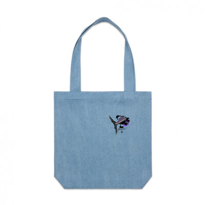 Pisces apparel-Denim Carrie Bag  Thumbnail