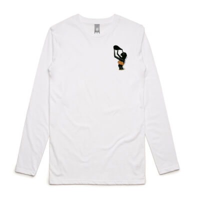 Aquarius zodiac-Ink Longsleeve Mens Tee Thumbnail