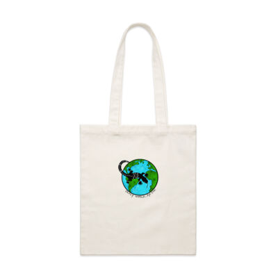 Crazy world - AS Colour Parcel Tote Thumbnail