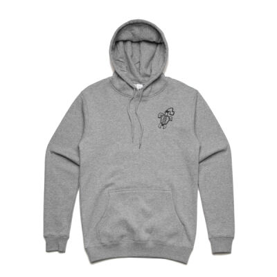 Where to now? - Stencil Unisex Hood Thumbnail