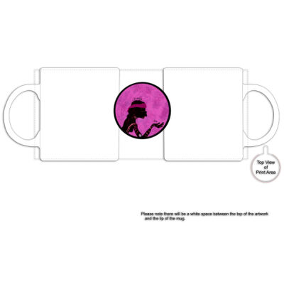 Virgo - Black Rim Ceramic Mug Thumbnail