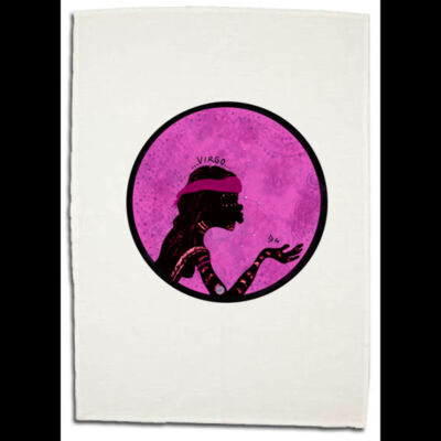 Virgo - Boutique Linen Cotton Tea Towel (Best Seller) Thumbnail