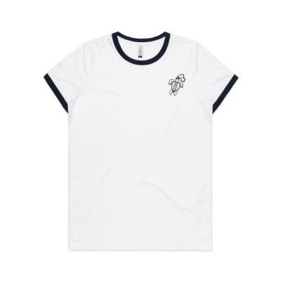 Where to now - Womens AS Colour Ringer Tee 4053 Thumbnail