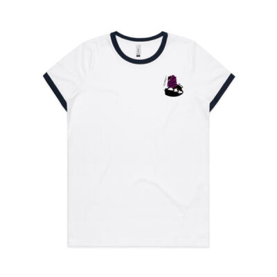 Leo - Womens AS Colour Ringer Tee 4053 Thumbnail