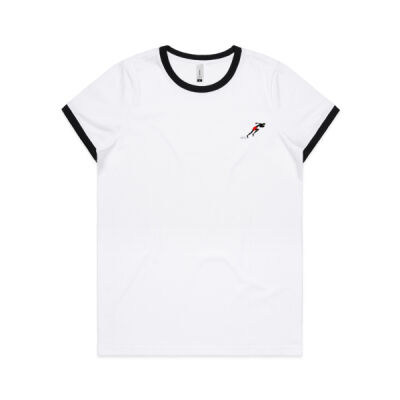 Footy - Womens AS Colour Ringer Tee 4053 Thumbnail